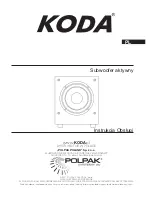 Preview for 6 page of KODA SW-1000 MkII Instruction Manual