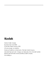 Предварительный просмотр 2 страницы Kodak 1435981 User Manual