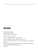 Preview for 2 page of Kodak 145-160 - Zx1 Pocket Video Camera High Definition Camcorder Extended User Manual