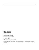 Preview for 2 page of Kodak 1473305 Extended User Manual