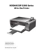 Предварительный просмотр 1 страницы Kodak 1749456 - 32; ESP5250 Es Printer Extended User Manual