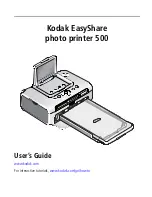 Preview for 1 page of Kodak 1783794 - EasyShare Photo Printer 500 User Manual