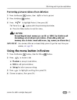 Предварительный просмотр 31 страницы Kodak 1837152 Extended User Manual