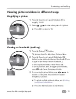 Предварительный просмотр 25 страницы Kodak 1845346 Extended User Manual