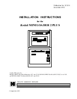 Preview for 1 page of Kodak 3236 Installation Instructions Manual