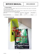 Предварительный просмотр 4 страницы Kodak 5KVA-220V Service Manual