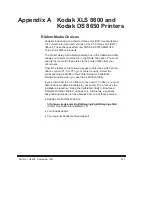 Предварительный просмотр 113 страницы Kodak 8657 THERMAL PRINTER - CALIBRATION UTILITY GUIDE User Manual