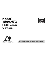 Предварительный просмотр 1 страницы Kodak Advantix F600Zoom User Manual