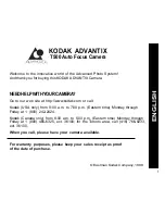 Предварительный просмотр 6 страницы Kodak Advantix T500 Owner'S Manual