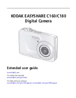 Предварительный просмотр 1 страницы Kodak C160 - Easyshare 9.2MP Digital Camera Extended User Manual