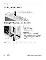 Preview for 8 page of Kodak C160 - Easyshare 9.2MP Digital Camera Extended User Manual