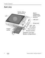 Предварительный просмотр 4 страницы Kodak C182 - EASYSHARE Digital Camera User Manual