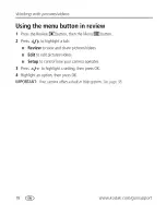 Preview for 24 page of Kodak C182 - EASYSHARE Digital Camera User Manual