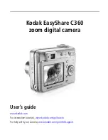 Предварительный просмотр 1 страницы Kodak C360 - EASYSHARE Digital Camera User Manual