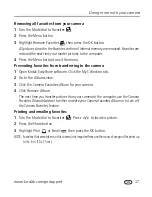 Предварительный просмотр 43 страницы Kodak C360 - EASYSHARE Digital Camera User Manual