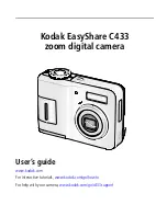 Предварительный просмотр 1 страницы Kodak C433 - Easyshare Zoom Digital Camera User Manual