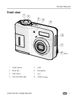 Предварительный просмотр 3 страницы Kodak C433 - Easyshare Zoom Digital Camera User Manual