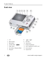 Предварительный просмотр 4 страницы Kodak C613 - EasyShare 6.2MP Digital Camera User Manual