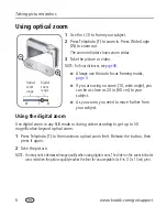 Предварительный просмотр 12 страницы Kodak C613 - EasyShare 6.2MP Digital Camera User Manual