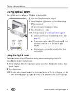 Предварительный просмотр 39 страницы Kodak C713 - EASYSHARE Digital Camera Getting Started Manual