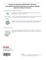 Preview for 16 page of Kodak Camera Dock - For CX/DX4000 And DX3000 Series Start Here Manual