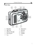 Предварительный просмотр 3 страницы Kodak CX6330 - EasyShare 3.1 MP Digital Camera User Manual