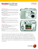 Kodak CX7530 - EASYSHARE Digital Camera Brochure & Specs preview