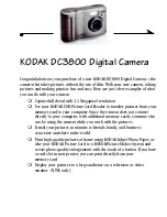 Kodak DC3800 Owner'S Manual предпросмотр