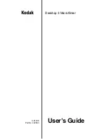 Kodak Desktop 3 Microfilmer User Manual предпросмотр