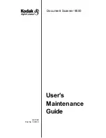 Preview for 1 page of Kodak Digital Science 9500 User Maintenance Manual