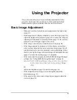 Предварительный просмотр 25 страницы Kodak DP2900 - Digital Projector User Manual