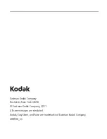 Предварительный просмотр 2 страницы Kodak Easyshare C15 User Manual