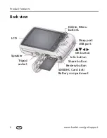 Предварительный просмотр 4 страницы Kodak EasyShare C195 Extended User Manual