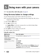 Предварительный просмотр 36 страницы Kodak EasyShare C443 Extended User Manual