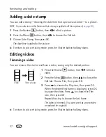 Preview for 34 page of Kodak EASYSHARE CD153 Extended User Manual