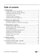 Preview for 5 page of Kodak EasyShare G600 User Manual