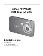 Предварительный просмотр 1 страницы Kodak EASYSHARE MINI CAMERA M200 Extended User Manual