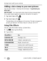 Preview for 22 page of Kodak EasyShare TOUCH User Manual