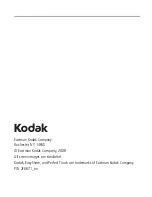 Предварительный просмотр 2 страницы Kodak EASYSHARE Z1085 IS Extended User Manual