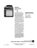 Предварительный просмотр 21 страницы Kodak EKTAGRAPHIC 220 User Manual