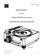 Kodak Ektapro 4020 Service Manual предпросмотр