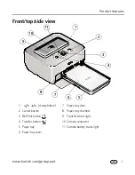 Preview for 3 page of Kodak G610 - EasyShare Printer Dock Photo User Manual