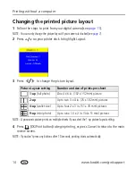 Preview for 20 page of Kodak G610 - EasyShare Printer Dock Photo User Manual