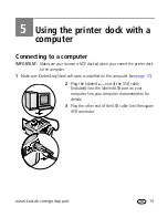 Preview for 25 page of Kodak G610 - EasyShare Printer Dock Photo User Manual