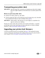 Preview for 33 page of Kodak G610 - EasyShare Printer Dock Photo User Manual