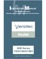 Preview for 1 page of Kodak I1860 - Document Scanner Instruction Manual