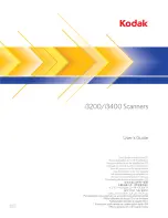 Kodak i3200 User Manual preview