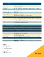 Preview for 2 page of Kodak i6015 Specifications