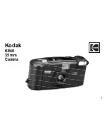 Предварительный просмотр 1 страницы Kodak KE40 - 35 Mm Camera Owner'S Manual