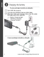 Preview for 2 page of Kodak KLIC-7000 User Manual